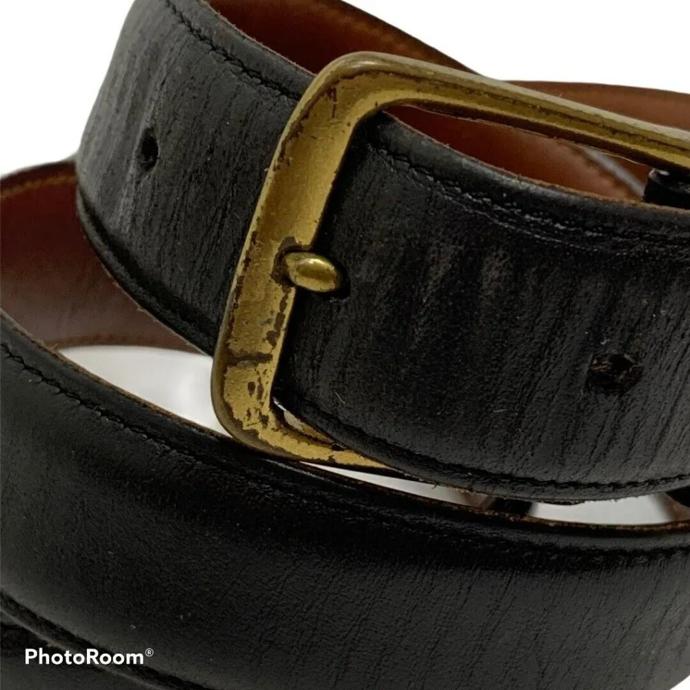 Coach‎ 5800 Men's Size 38 Black Leather Belt